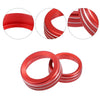 Ford 4WD 7 Pcs Red AC Headlight Radio Switch Knob Covers