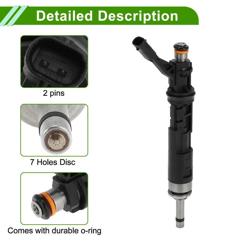 Porsche 718 Boxster S 2.5L (2017-2019) 1 x Black Fuel Injector