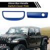 Jeep Wrangler JK (2007-2017) Blue Glove Box Handle Switch Cover Trim