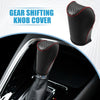 Jeep - PU Leather Carbon Fiber Pattern Black Red Gear Shifting Knob Cover