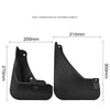 Lexus NX Mud Flaps Fender Splash Guards (2022–2023)