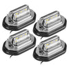 Marine Boat RV Waterproof Tail Light 4 x LED License Plate Tag Lights