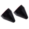 Car Front / Rear Bumpers Black Universal Bump Protector Spike Guards