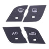 Chrysler 200 AC Dash Button Repair Decal (2014-2017)