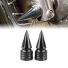 Harley Dyna / Sportster 2 x Black 29mm Front Axle Nut Covers (2004-2023)