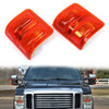 Ford F250 F350 Left Right Tow Mirror Turn Signal Light Lens Amber (2008-2016)