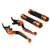 Honda ADV150 Orange Extendable Brake Clutch Levers Grip Set (2019-2020)
