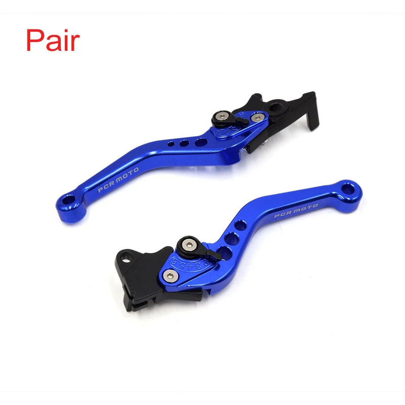 Yamaha 2 x Pair Blue Motorcycle Brake Clutch Levers Handlebars