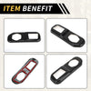 Jeep Wrangler JL JLU (2018-2024) Carbon Fiber Black Rear Trunk Lock Panel Cover