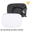 Volvo XC70 XC90 Heated Mirror Glass w/ Backing Plate (2007-2016)