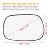 Toyota RAV4 Left Side Mirror Glass with Backing Plate (2013-2018)