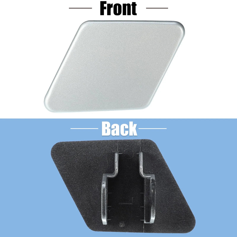 BMW 335i Silver Tone Left Front Headlight Washer Nozzle Cover