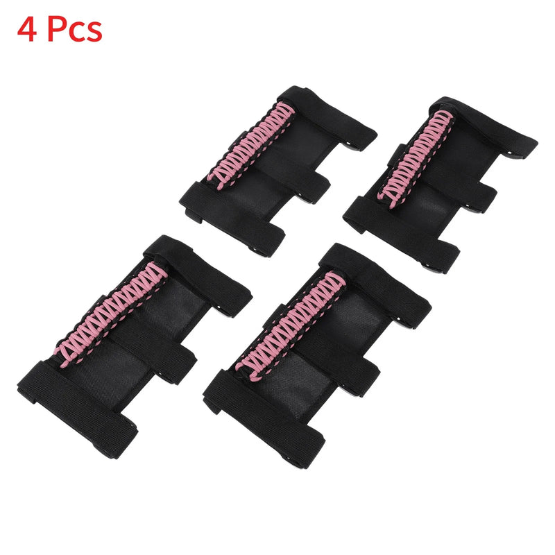 Jeep Wrangler (1955-2023) - Pink Roll Bar Grab Handles