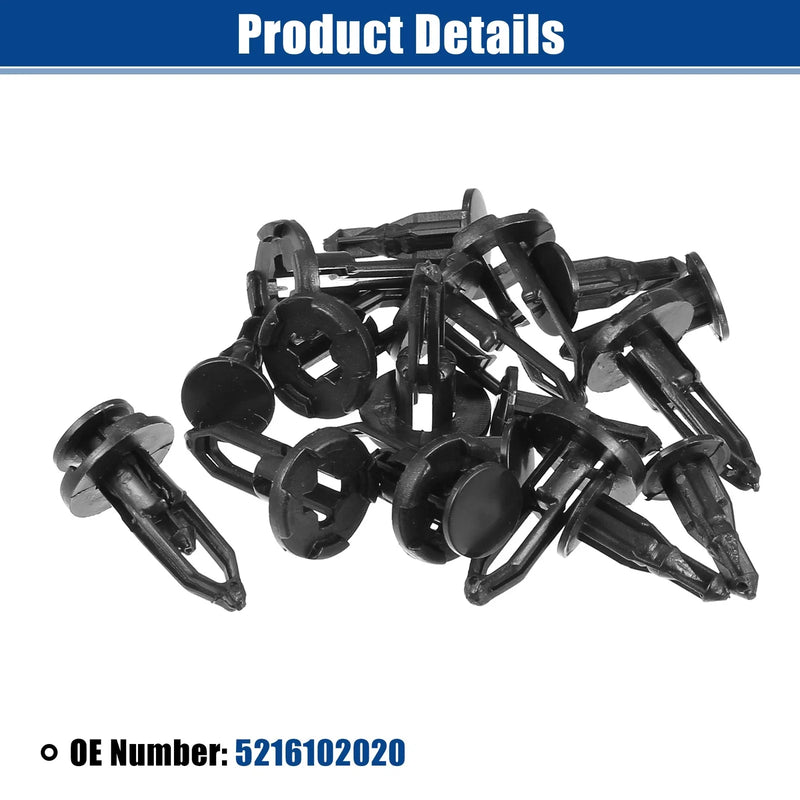 Toyota Corolla 10 Pcs Front Bumper Retainers Clips (2019-2022)