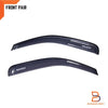 Nissan Navara D40 ST ST-X RX Dual Cab Weather Shields Rain Guards (05-15)