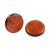 Motorcycle ATV Round Warning Reflector Side Marker