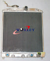 Honda Civic EK EG D15 D16 3 Row Aluminum Radiator 32mm Pipe (1992-2000)
