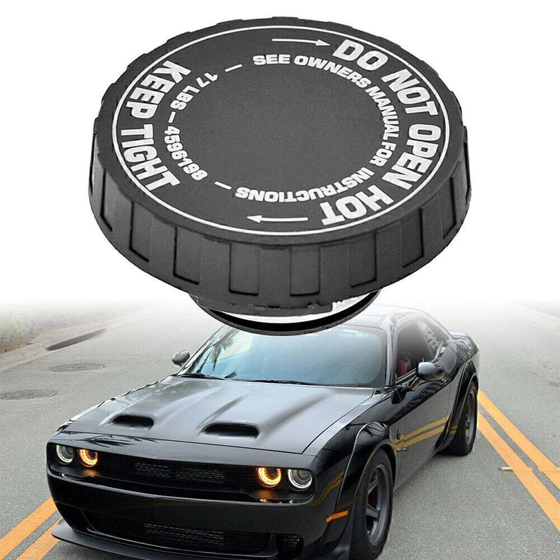 Jeep Chrysler Dodge Ram Black ABS Radiator Coolant Cap (2002-2023)