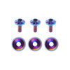 Harley Street Glide Bolts / Windshield / Titanium Burnt Blue (2006–2013)