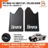 Toyota 4x4 4WD Off-Road Truck - Black Rubber Mud Flaps