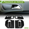 Toyota Sienna 6 x Interior Door Handle Bowl Cover Trim (2021-2024)