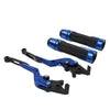 Speed Triple 1050 Blue Extendable Brake Clutch Levers & Handlebar Grips