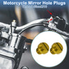 Motorcycle Mirror Hole Plugs Right Hand M10x1.25