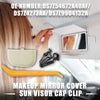 Ford (2015-2023) - Beige 1 Set Makeup Mirror Cover Sun Visor Cap Clip