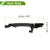 Hyundai Kia Picanto Black Rear Right Exterior Door Handle (2011-2016)