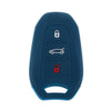 Peugeot 208, e208 Dark Blue Key Fob Shell Cover (2019-2023)