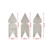 Lathe Tool Fishtail Thread Cutting Gauge Metric 60°