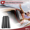 Toyota 4Runner (1996-2002) Black 6 Pcs Car Door Pillar Trim