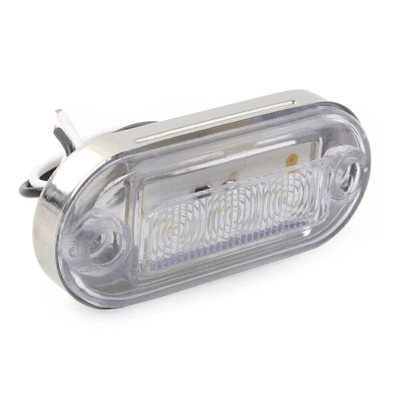 Truck Trailer RV Boat Car 12V 3 SMD LED Amber Signal Light