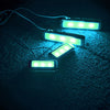 Interior Decor Ice Blue LED Car Door Handle & Armrest Lights