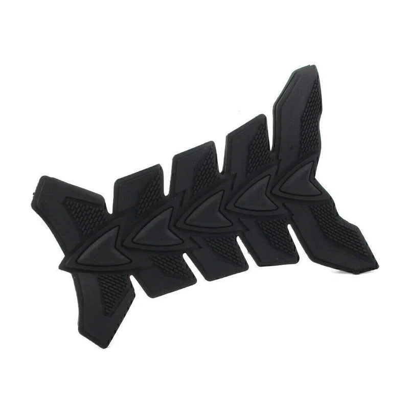 Universal Motorcycle Gas Fuel Oil Tank 3D Fish Bone Decal Sticker Protector