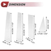 Nissan Rogue 8 Pcs Chrome Silver Door Pillar Trim (2014-2020)