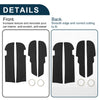Toyota Prado (2014) - Black Car Door Anti Kick Pad Sticker Protector