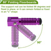 Honda, Suzuki, Yamaha - Rear Brake Pedal - Purple Motorcycle Foot Pegs