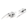 Honda Goldwing GL1800 2 x Chrome Falcon Emblem Fairing Covers (2012-2017)