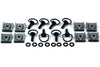 Ducati 749 999 Dzus Black Aluminum Fairing Screws (2003–2006)