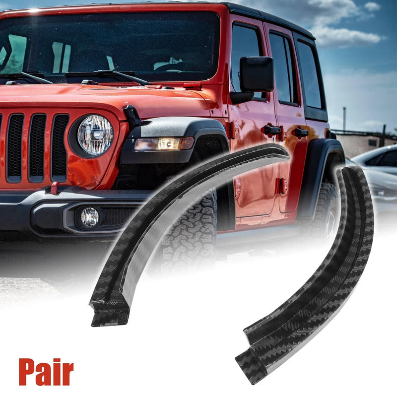 Jeep Wrangler JL Roof Hardtop Water Rain Gutter Extension (2018-2021)