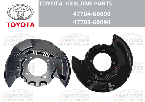Toyota 2 x Lexus Genuine Cover Sub Assy, disc brake dust front LH & RH