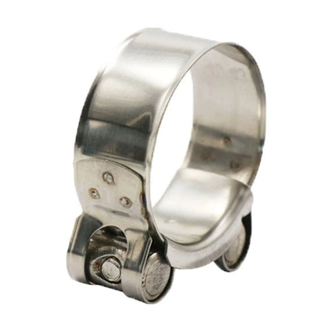 Universal Car Motorcycle Stainless Steel 32-35mm Exhaust Muffler Pipe Clamp