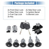 Ford Transit Connect Ignition Lock Cylinder with Key Set (2002-2012)