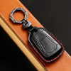 ISUZU D MAX MU-X Key Fob Holder / Full Coverage Black Leather