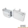 Harley Wide Glide FXDWG FXDB Dyna Chrome ABS Side Battery Cover Panels (06-17)
