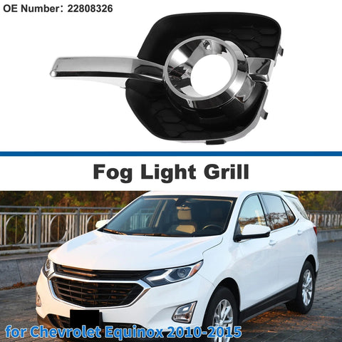 Chevrolet Equinox Front Left Fog Light Grill (2010-2015)