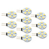 Car 10 x DC12V G4 5050 SMD 6 LED Bulb Lamp