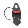 Off-Road Motocross Dirt Bike Rear Tail Light Brake Lamp (Black & Red)