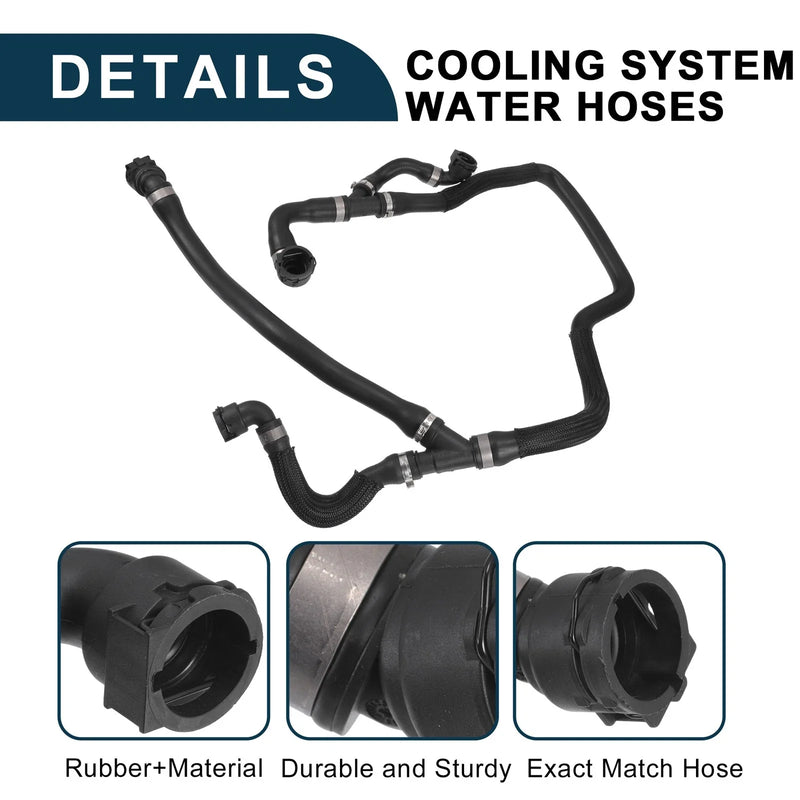 BMW X6 Radiator Hose Expansion Tank Water Pipe (2008-2019)